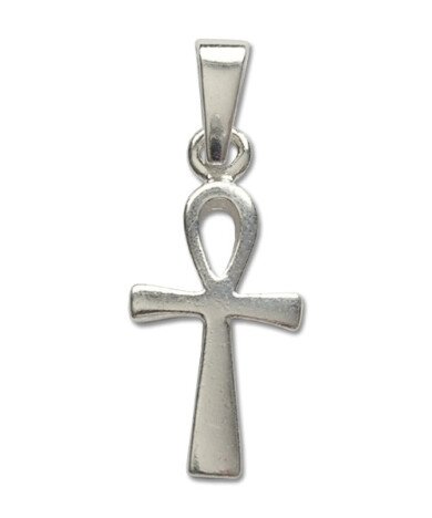 Pandantiv amuleta din argint pentru sanatate si protectie Silver Dreams - Ankh egiptean 2.3 cm